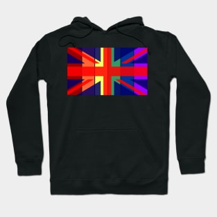 British Union Jack Rainbow Gay Pride Flag Hoodie